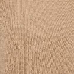 Palm Angels Dark Beige Wool Jumper M