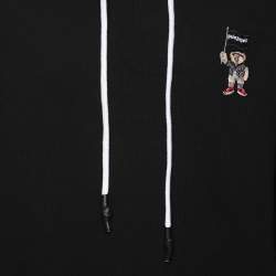 Pre Owned Palm Angels Black Cotton Knit Hoodie XXL