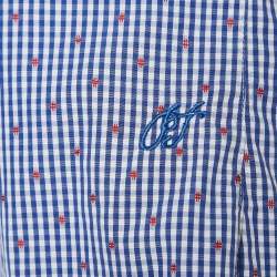 Paul & Joe Black Gingham Checks Cotton Long Sleeve Shirt M