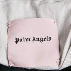 Palm Angels Blue Gold Side Stripe Gabardine Trousers XXL