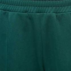 Palm Angels Green Jersey Side Stripe Detail Track Pants L