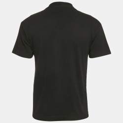 Palm Angels Black Sprayed Logo Jersey T-Shirt XXS