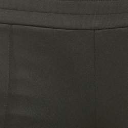 Pre Owned Palm Angels Black Logo Print Crepe Sweatpants XS