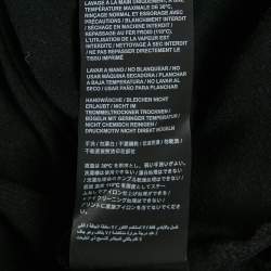 Pre Owned Palm Angels Black Logo Print Jersey Long Sleeve T-Shirt S