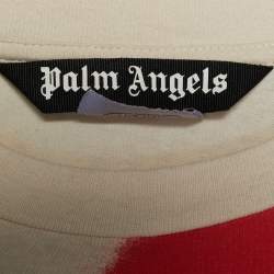 Pre Owned Palm Angels x Missoni Beige Printed Jersey T-Shirt L