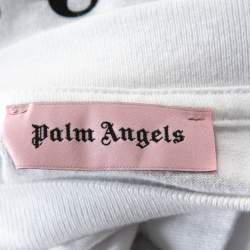 Palm Angels X Ice Cream White Skull Print Cotton T-Shirt L