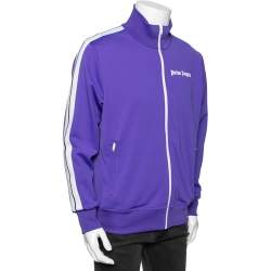 Palm Angels Purple Jersey Track Jacket XL