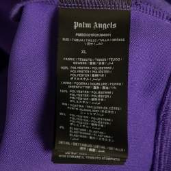 Palm Angels Purple Jersey Track Jacket XL