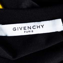 Pre Owned Givenchy Black Ice Bear Logo Printed Cotton T-Shirt L