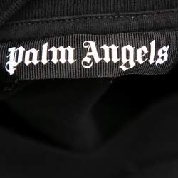 Palm Angels Black Cotton Ice Bear Printed Crewneck T-Shirt L