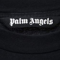 Pre Owned Palm Angels Black Cotton Teddy Bear T-Shirt M