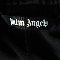 Palm Angels Black Knit Side Striped Bermuda Shorts S