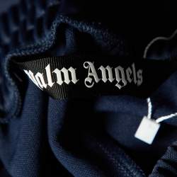 Palm Angels Navy Blue Knit Side Striped Track Pants S