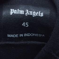 Pre Owned Palm Angels Vulcanized Size 45 Beige Suede Velcro Low Top Sneakers