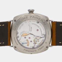 Panerai Brown Titanium Radiomir PAM00346 Manual Winding Men's Wristwatch 45 mm