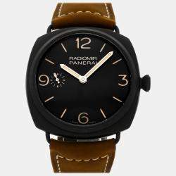 Panerai Brown Composite Radiomir PAM00504 Manual Winding Men's Wristwatch 47 mm