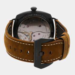 Panerai Brown Composite Radiomir PAM00504 Manual Winding Men's Wristwatch 47 mm