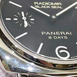 Panerai Black Stainless Steel Radiomir PAM00609 Manual Winding Men's Wristwatch 45 mm