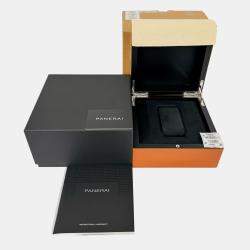 Panerai Black Stainless Steel Radiomir PAM00992 Manual Winding Men's Wristwatch 45 mm