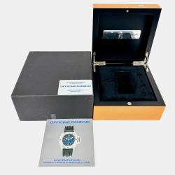 Panerai Blue Stainless Steel Luminor Submersible PAM00087 Automatic Men's Wristwatch 44 mm