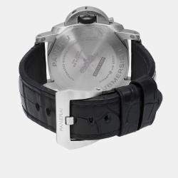 Panerai Black Stainless Steel Submersible PAM01288 Automatic Men's Wristwatch 44mm