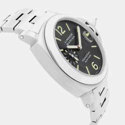 Panerai Black Stainless Steel Luminor Marina PAM00299 Automatic Men's Wristwatch 44mm