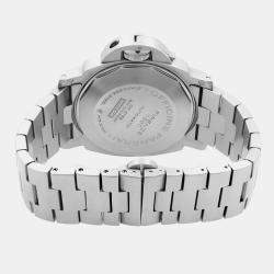 Panerai Black Stainless Steel Luminor Marina PAM00299 Automatic Men's Wristwatch 44mm