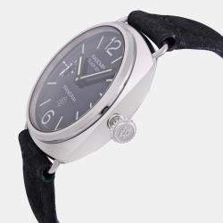 Panerai Black Stainless Steel Radiomir Black Seal  PAM00380 Manual Winding Men's Wristwatch 44mm