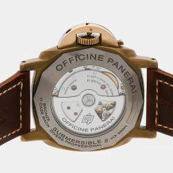 Panerai Submersible Bronzo Men's Watch 47 mm Automatic Men's Wristwatch 47MM
