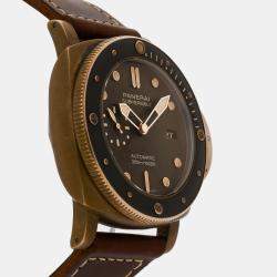 Panerai Submersible Bronzo Men's Watch 47 mm Automatic Men's Wristwatch 47MM