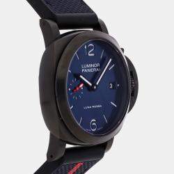 Panerai Luminor Quaranta Luna Rossa PAM 1408 Automatic Men's Wristwatch 