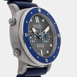 Panerai Submersible Chrono Guillaume Nery Edition PAM 982 Automatic Men's Wristwatch 47MM