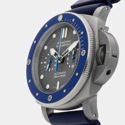 Panerai Submersible Chrono Guillaume Nery Edition PAM 982 Automatic Men's Wristwatch 47MM