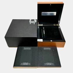 مملوكة مسبقًا ساعة يدوية بانيراي لومينور 1950 كرونو مونوبولسانت 8 أيام جي إم تي PAM 311 تعبئة يدوية رجالية 44 ملم