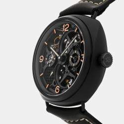 Pre-Owned Panerai Lo Scienziato Radiomir Tourbillon GMT PAM 350 48 mm