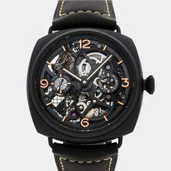 Pre-Owned Panerai Lo Scienziato Radiomir Tourbillon GMT PAM 350 48 mm