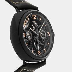 Pre-Owned Panerai Lo Scienziato Radiomir Tourbillon GMT PAM 350 48 mm