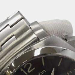 Panerai Black Stainless Steel Luminor PAM00329 Automatic Men's Wristwatch 44 mm