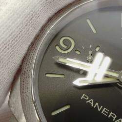 Panerai Black Stainless Steel Luminor PAM00329 Automatic Men's Wristwatch 44 mm