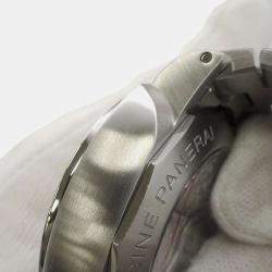 Panerai Black Stainless Steel Luminor PAM00329 Automatic Men's Wristwatch 44 mm