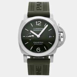 Pre-Owned Panerai Luminor Quaranta Verde Militare PAM 1304