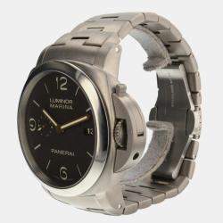 Panerai Black Titanium Luminor Marina 1950 3 Days Automatic Men's Wristwatch 44 mm