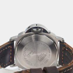 Panerai Luminor Marina PAM00104 Black Dial Stainless Steel  Automatic Men's Wristwatch 44 mm