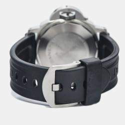 Panerai Blue Stainless Steel Luminor Submersible PAM00087 Automatic Men's Wristwatch 44mm