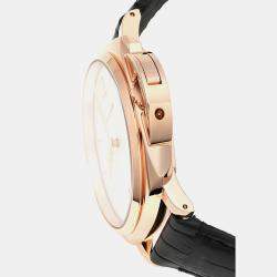 Panerai Cream 18K Rose Gold Luminor Due PAM01336 Men's Wristwatch 42mm