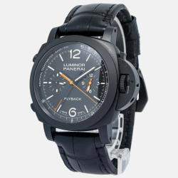 Panerai Luminor Marina PAM01298 Automatic Black Ceramic Men's Wristwatch 44mm
