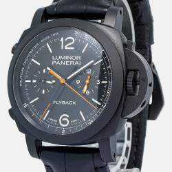 Panerai Luminor Marina PAM01298 Automatic Black Ceramic Men's Wristwatch 44mm