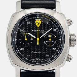 Panerai Ferrari Scuderia Flyback FER00014 Automatic Black Stainless Steel Men's Wristwatch 44mm