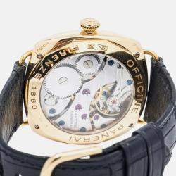 Panerai Radiomir PAM00231 Manual Winding Black 18K Rose Gold Men's Wristwatch 45 mm
