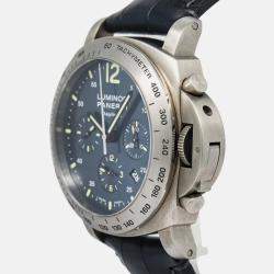 Panerai Luminor Daylight PAM00326 Automatic Titanium Blue Men's Wristwatch 44mm